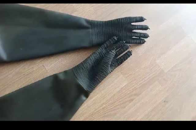 Găng tay phun cát sandblasting glove